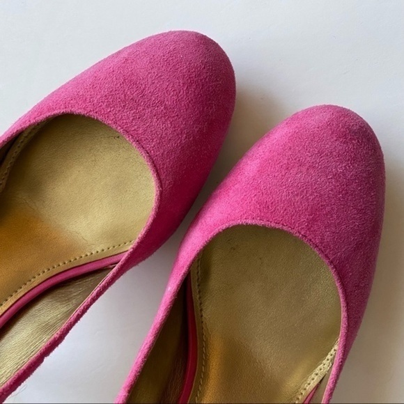 Circa Joan & David Luxe • Pink Suede Pump Hees - Picture 2 of 5